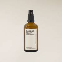 Banana Toast fragranced room spray in an amber bottle