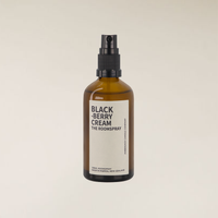 Blackberry cream scented room spray in an amber bottle 