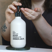 Brown Sugar and Fig hand and body wash by Amberjack