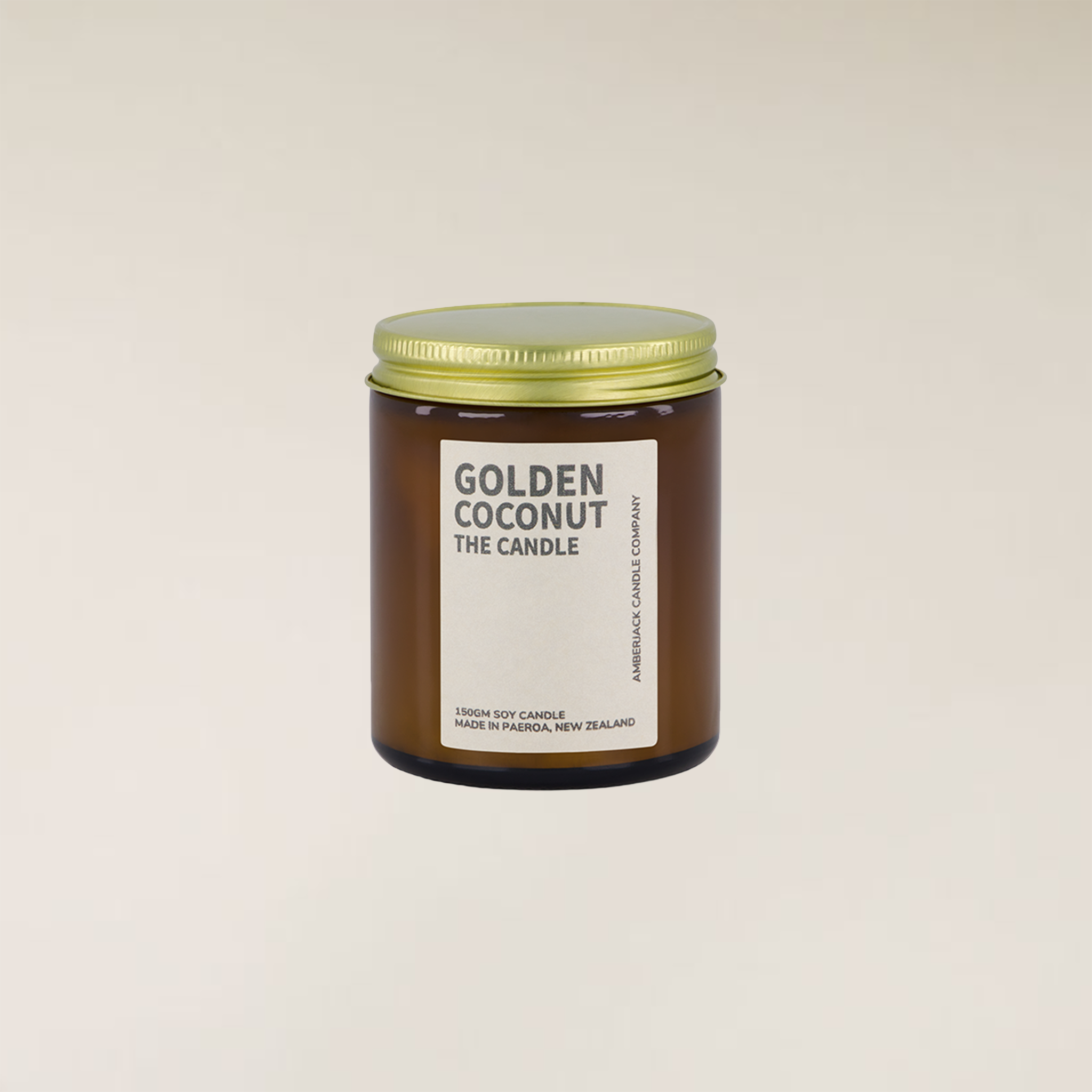 Golden Coconut Soy Candle