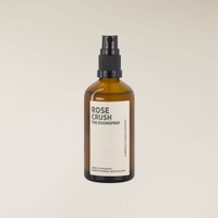 Rose Crush scented roomspray in 100ml amber bottle