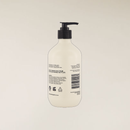 400ml Smoked Lavender hand and body wash in a light beige, recycled NZ milk bottle with a black pump.