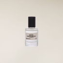 White Sandalwood 12ml perfume oil in a clear glass bottle with a black cap and minimalist label.