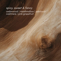 Woody background with fragrance notes for white sandalwood by amberjack