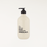 Hand and body wash in Brown Sugar & Fig  by Amberjack